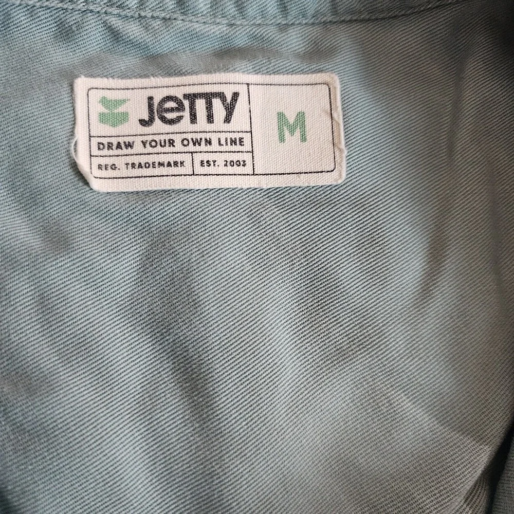 Jetty‎ Button Down Oversized Shirt Medium 100% Ten